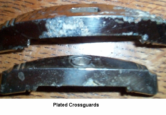 Plated SA Dagger Crossguardss