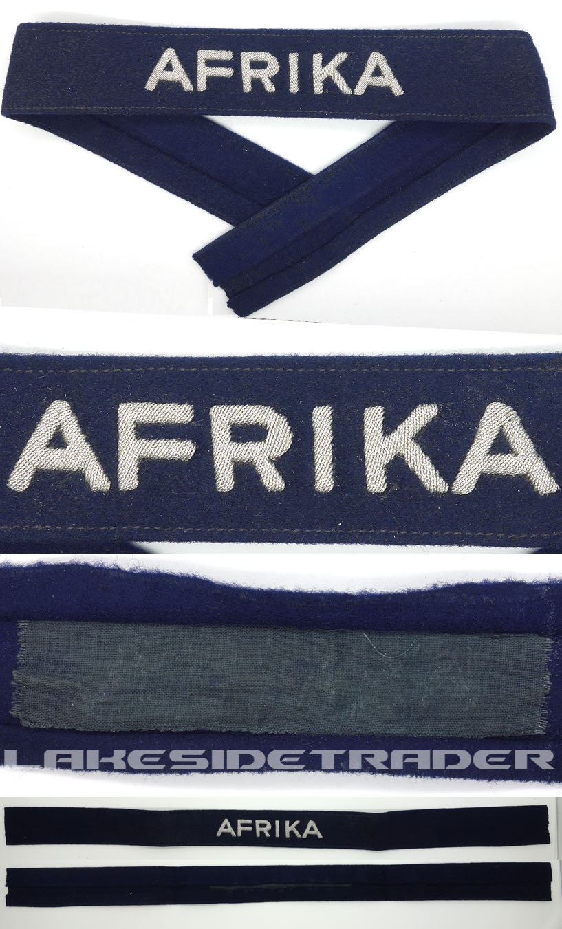 Luftwaffe AFRIKA Officer's Cufftitle 