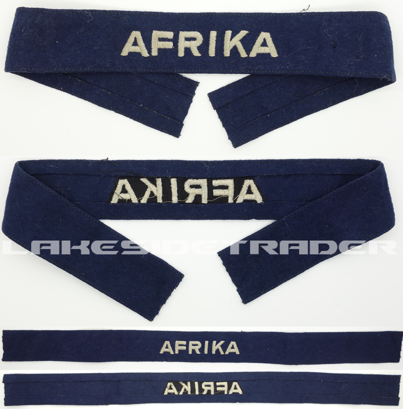 Luftwaffe Afrika Campaign EM/NCO  Cuff Title