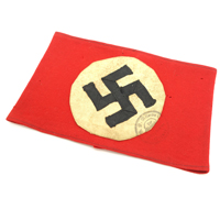 NSDAP Armband stamped with Stalhelm