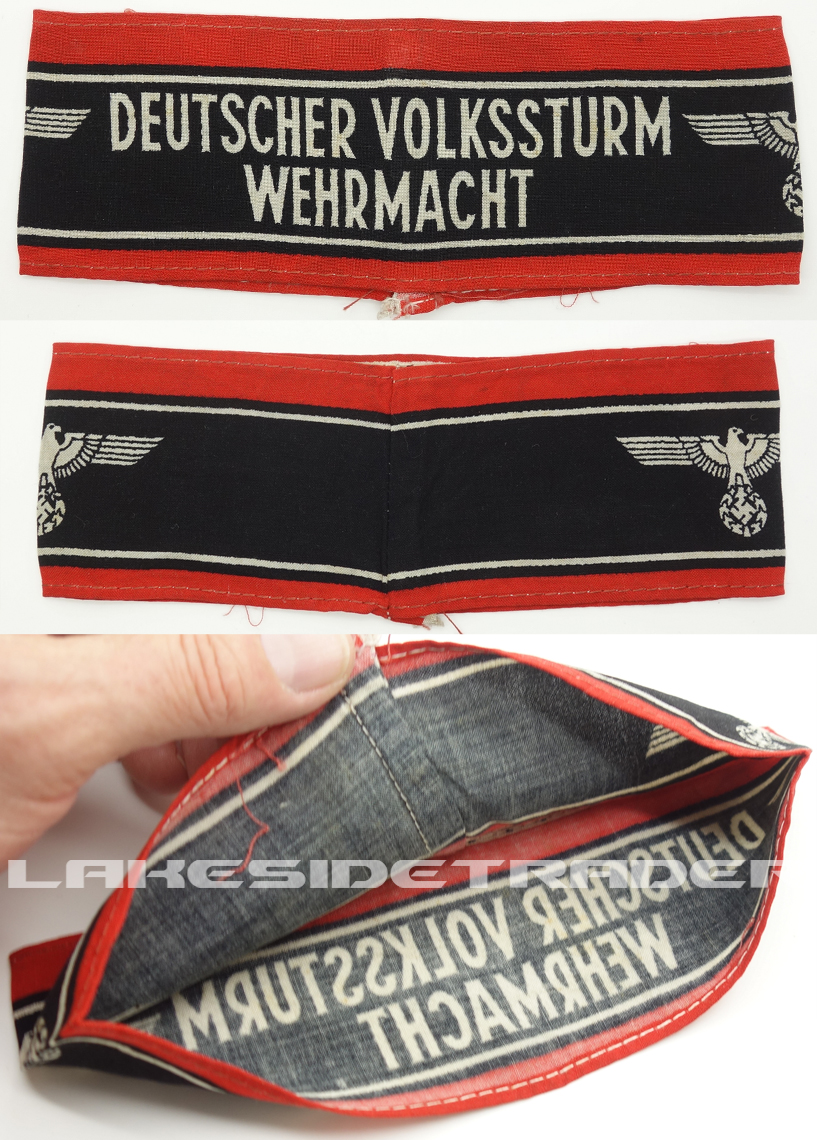 Deutscher Volkssturm Wehrmacht Armband