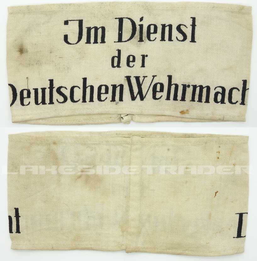 Im Dienst der Deutshen Wehrmacht Armband