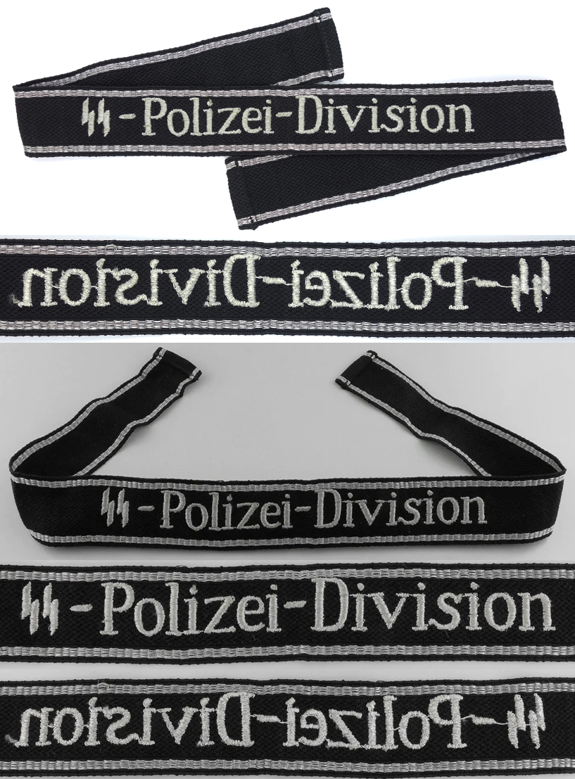 Waffen-SS - SS-Polizei-Division EM/NCO Cufftitle