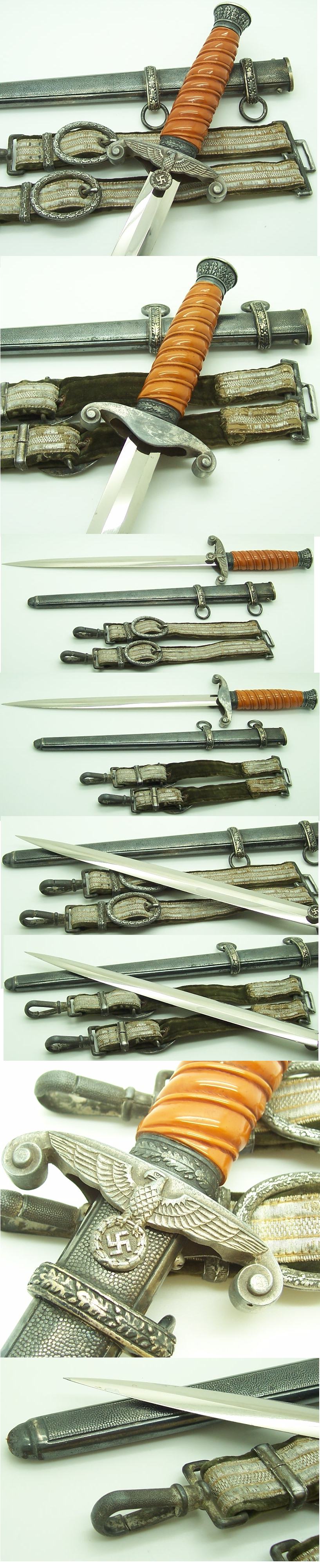 Eickhorn Army Dagger with Hangers 