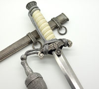 Army Dagger with Galalith Grip by H. Kolping