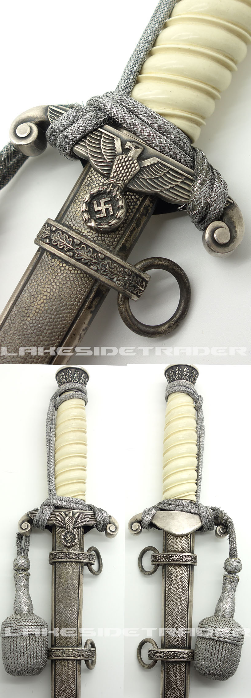 Army Dagger with Galalith Grip by H. Kolping