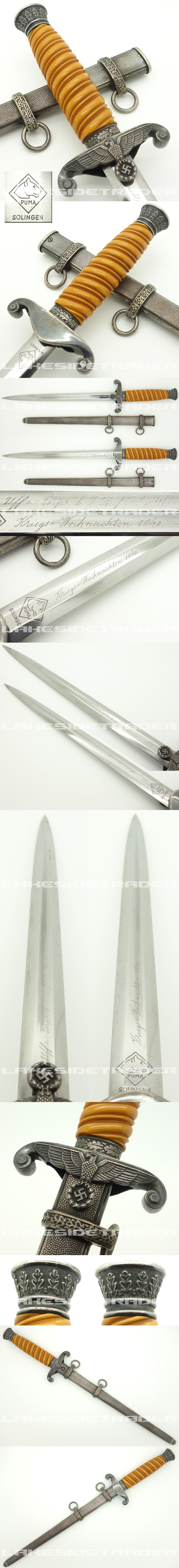 Personalized Army Dagger by Puma