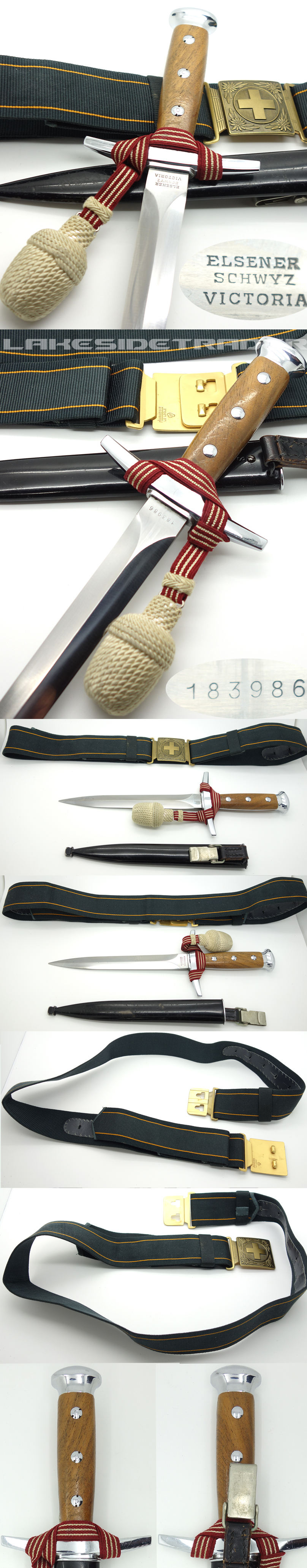 Swiss M43 Officer dagger with Accoutrements