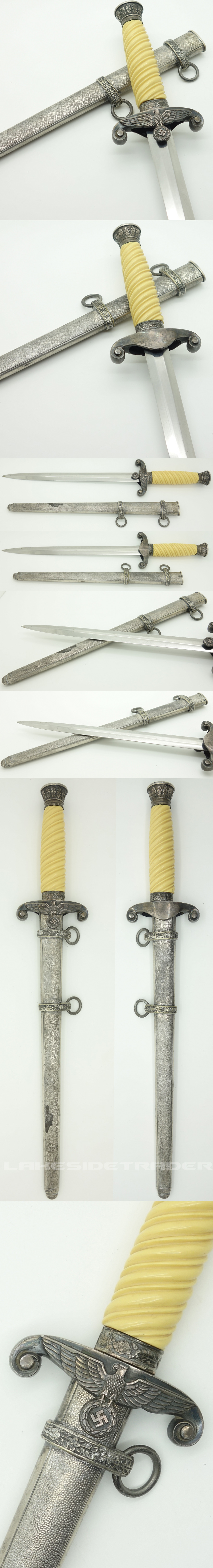 Interesting Unmarked Holler Army Dagger