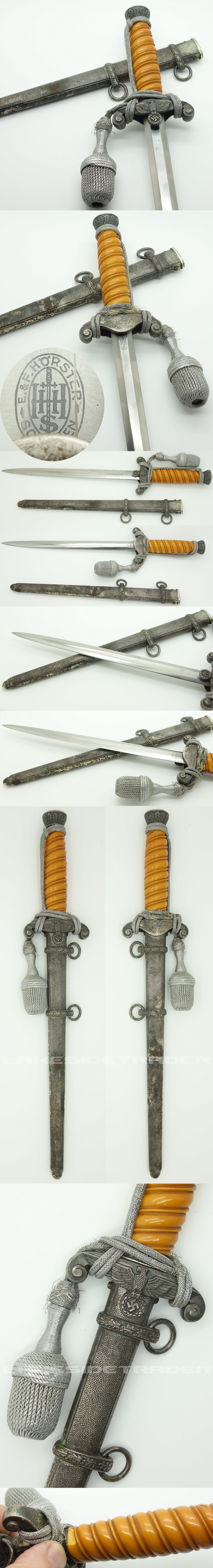 Army Dagger by E. & F. Horster