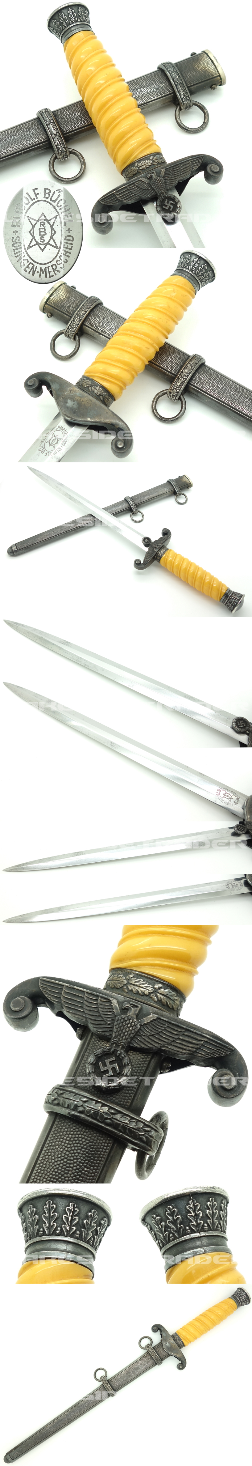 Rare - Army Dagger by Rudolf Büchel
