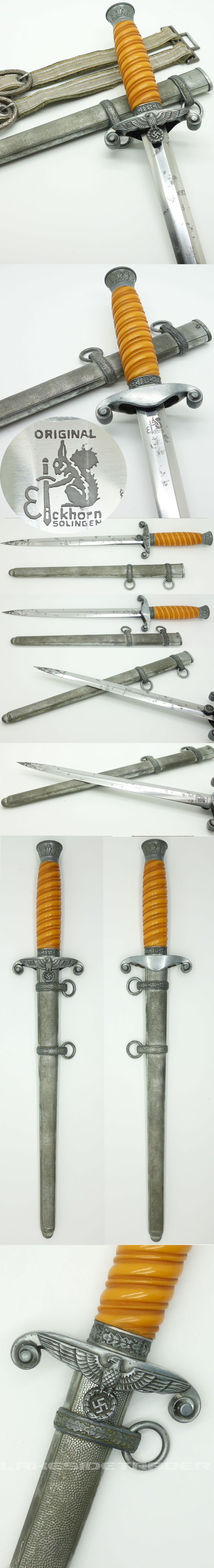 Army Dagger by Eickhorn with Hangers