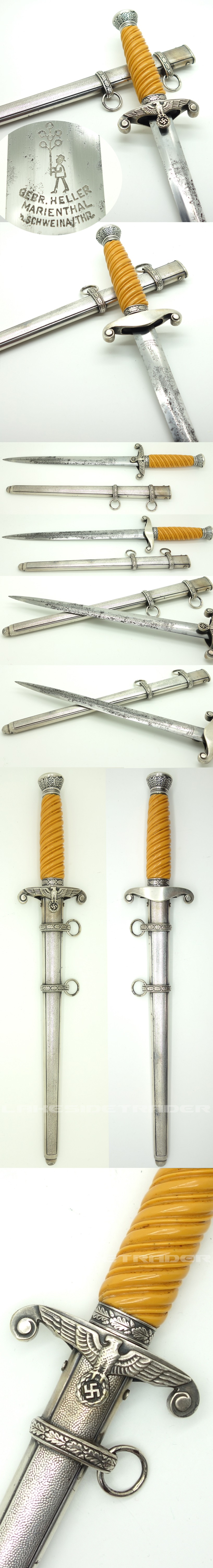 Early Gebr. Heller Army Dagger