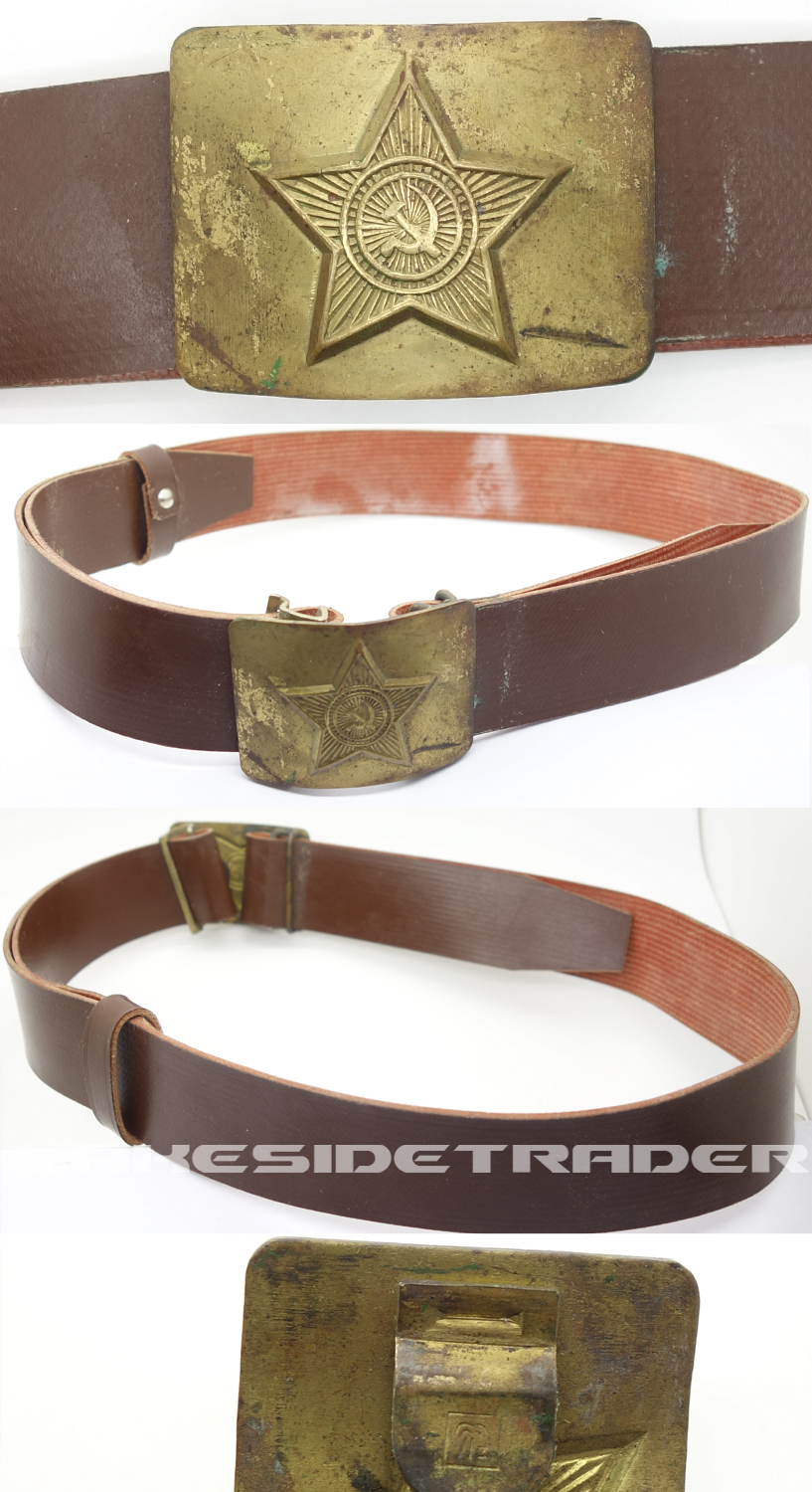 Soviet Era Belt and Buckle