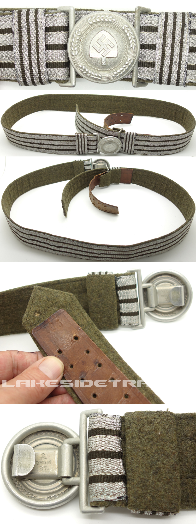 RAD Officer’s Brocade Belt and Buckle