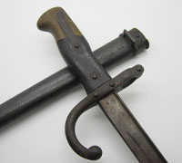 Matching French Mle. 1874 Gras T-Back Bayonet
