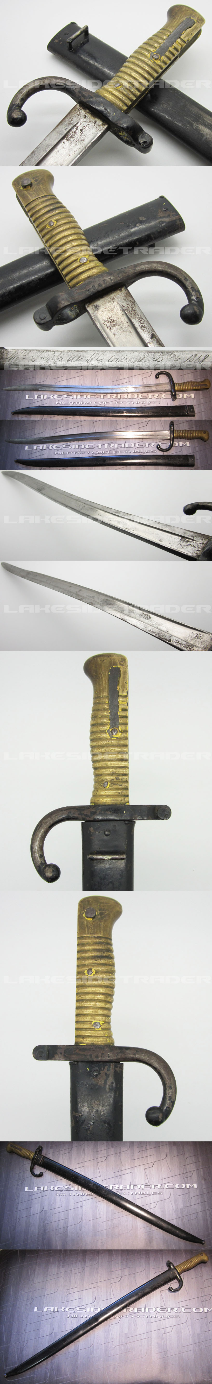 French Mle. 1873 Chassepot Sword Bayonet