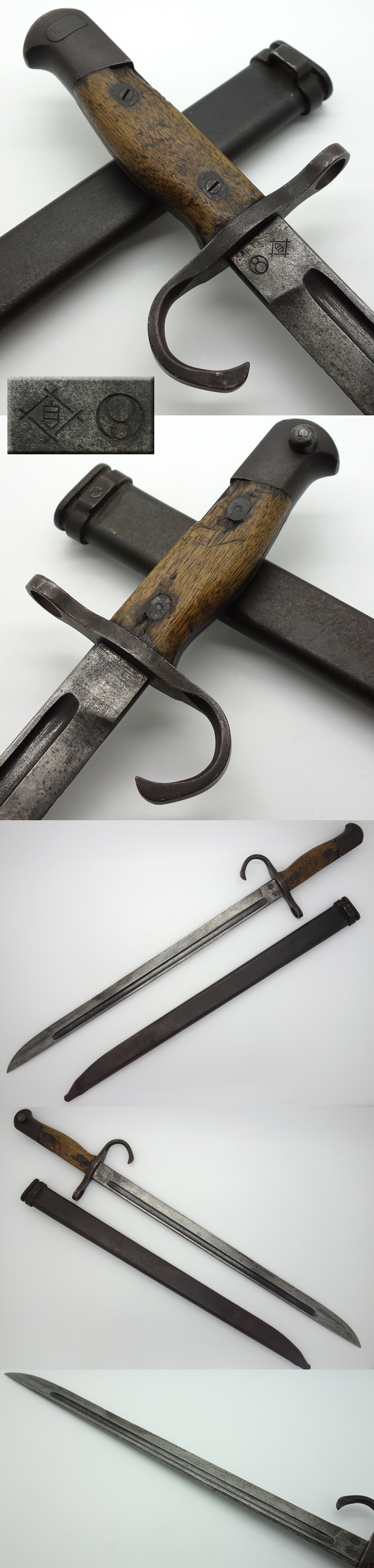 Early Japanese Type 30 Bayonet by the TALW