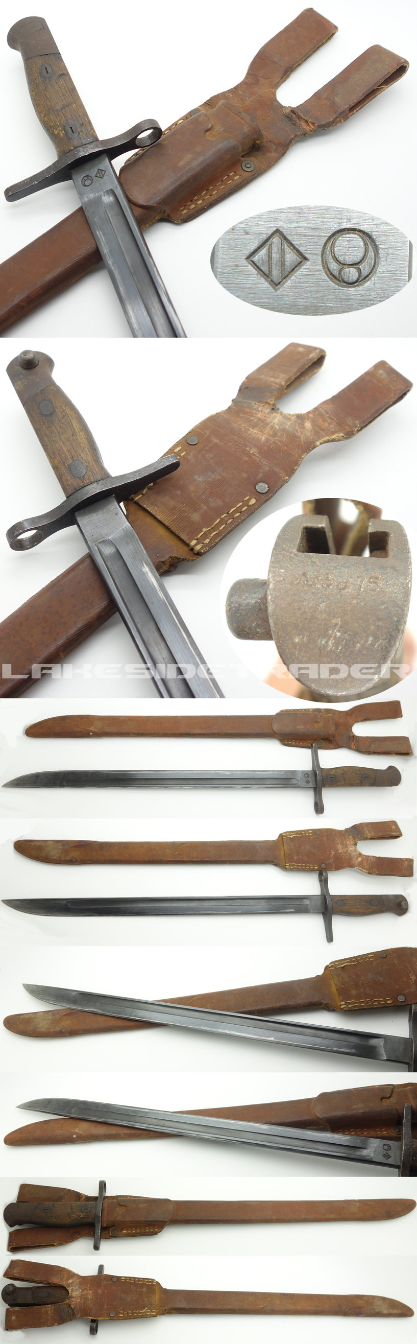 Japanese Type 30 Bayonet by Riken Kozai KK Arsenal