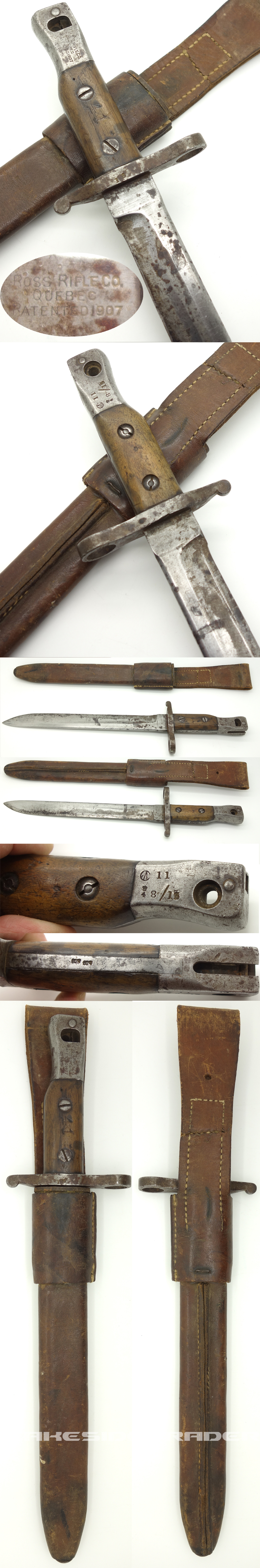 Canadian Ross Model 1910 Mark II Bayonet