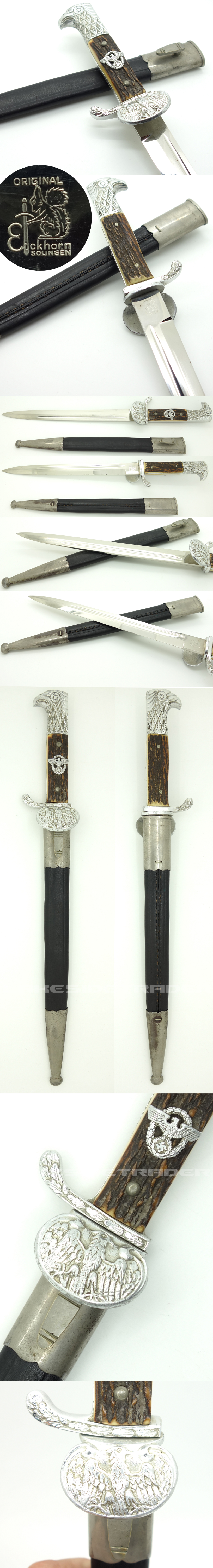 Private Purchase Long Clamshell Police Bayonet by Eickhorn