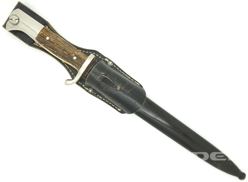 Etched & Stag Grips - Long Dress Bayonet