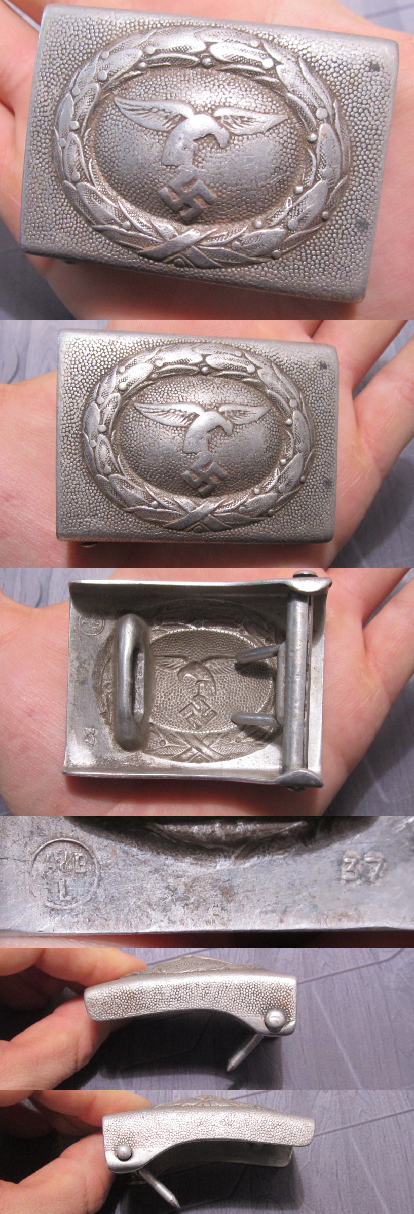 Early Luft Buckle by ABL 1937