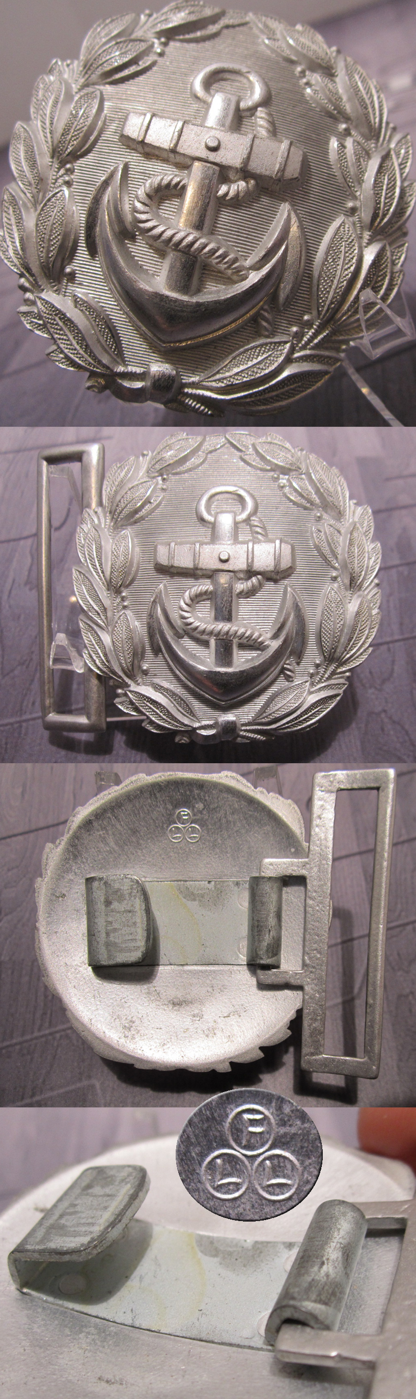 Navy Administrative Officers Belt Buckle by FLL