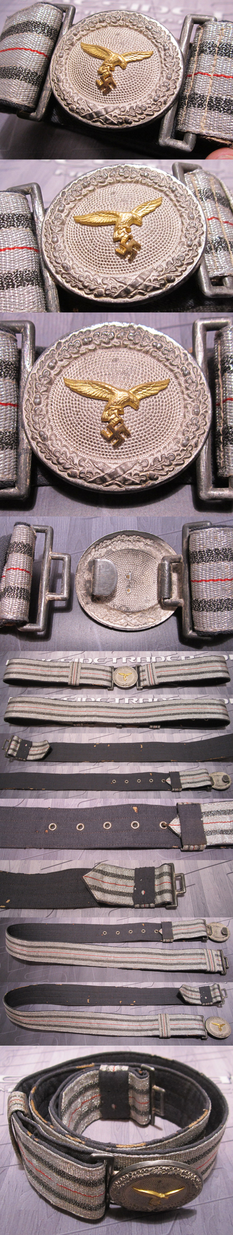 Luftwaffe Officer Brocade Belt and Buckle