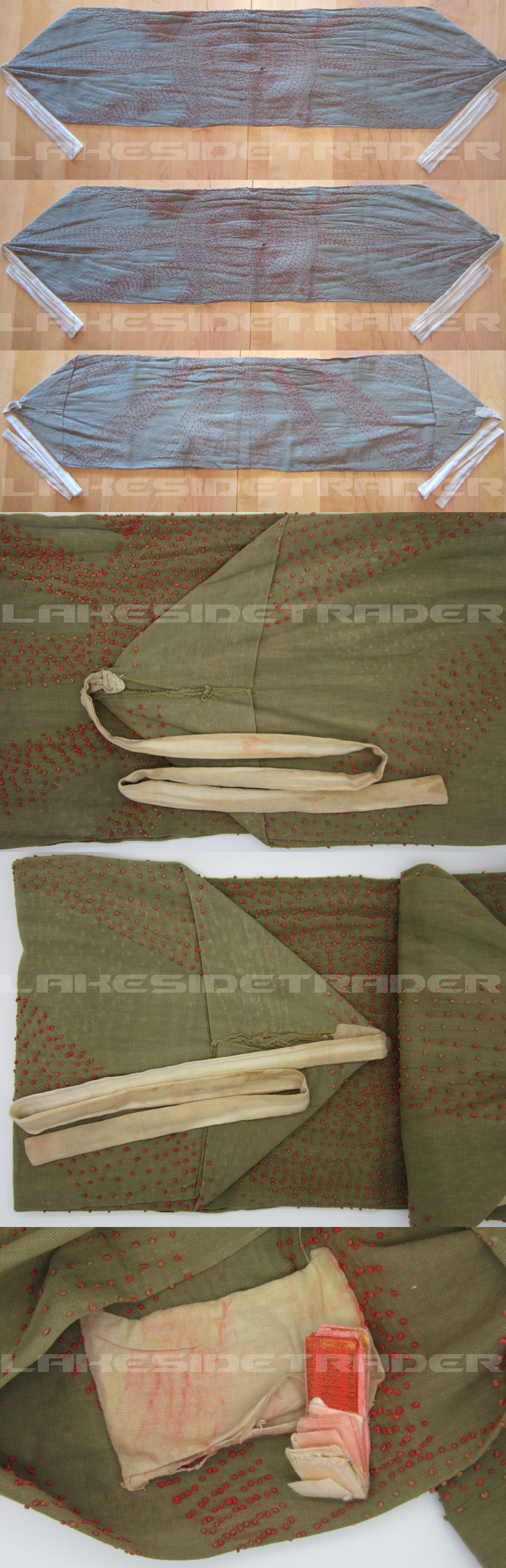 Japanese Green Senninari, (1000 Stitch Belt)