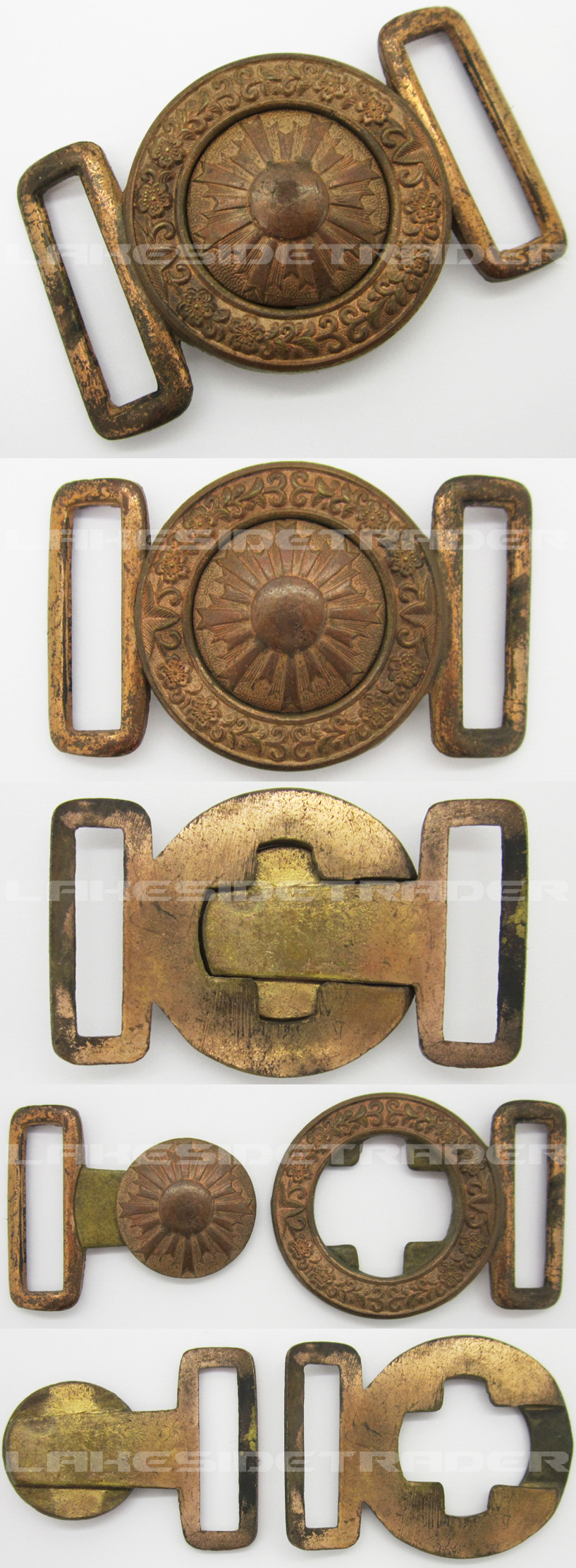 IJA Japanese Officer Belt Buckle
