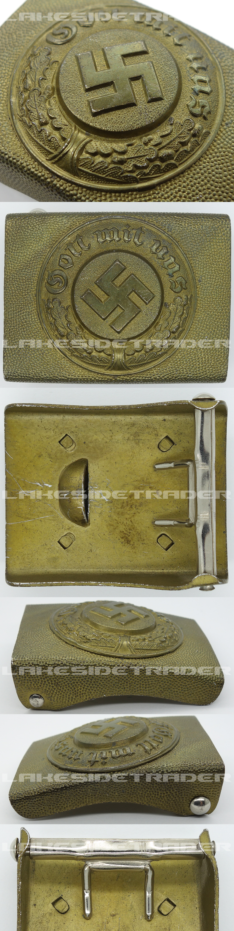 Wasserschutzpolize EM/NCO Belt Buckle