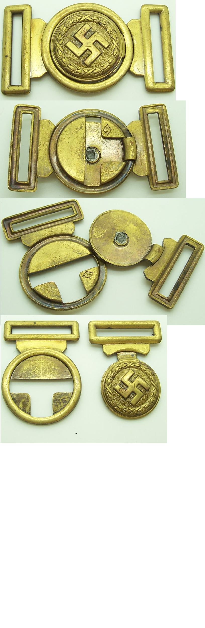 Early Nazi Sympathizer Buckle by Overhoff & Cie