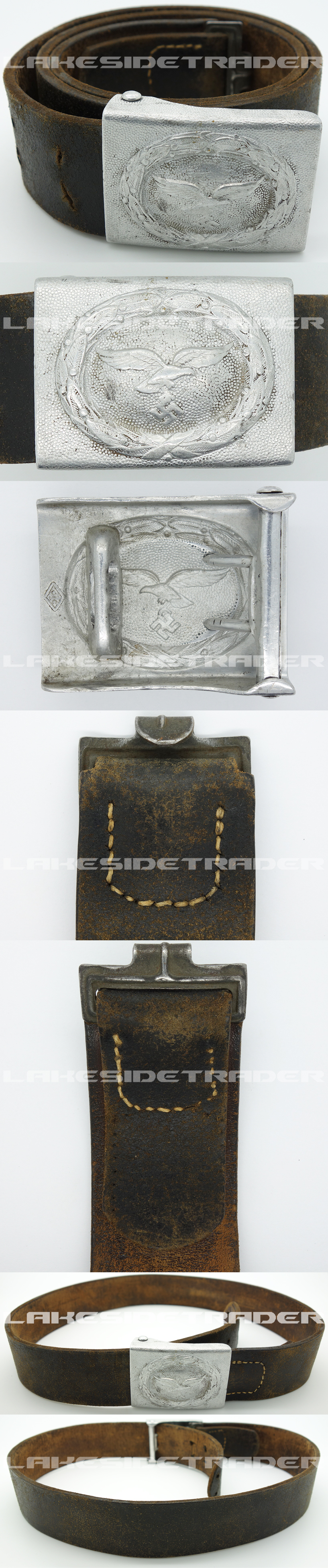 Luftwaffe EM/NCO Belt and Buckle by Overhoff & Cie