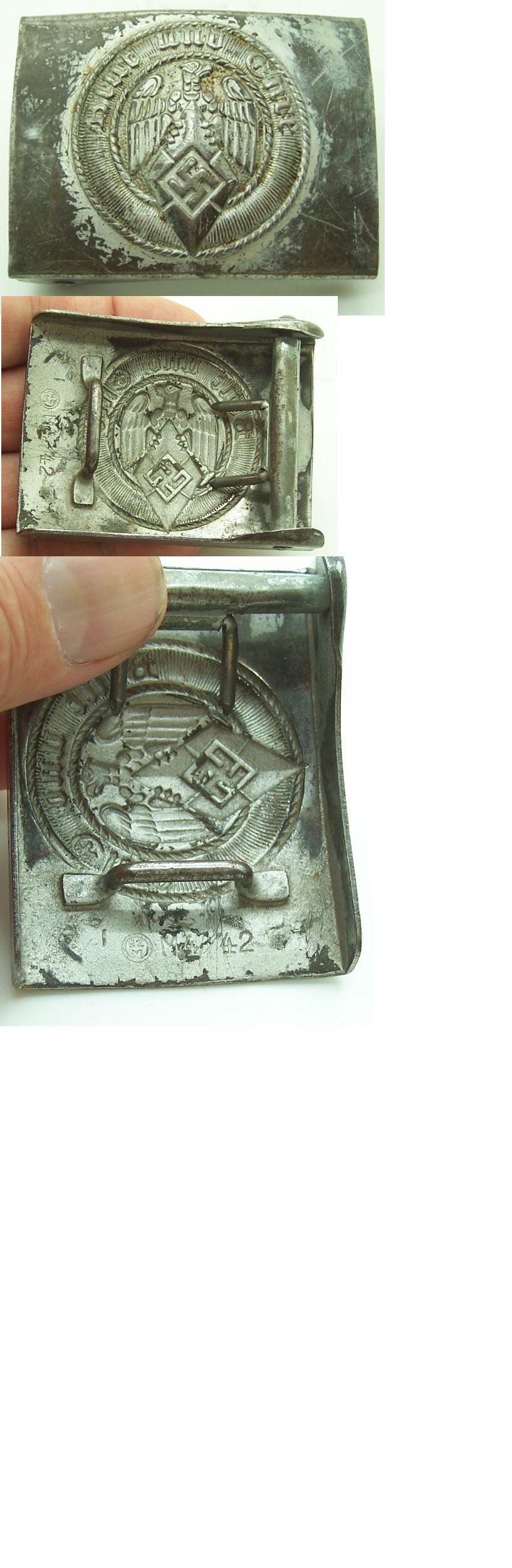 Hitler Youth Belt Buckle by Aurich