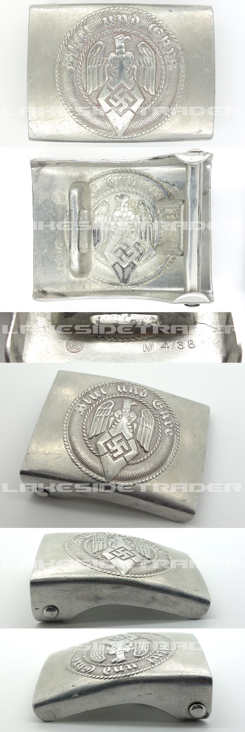 Hitler Youth Belt Buckle by RS&S