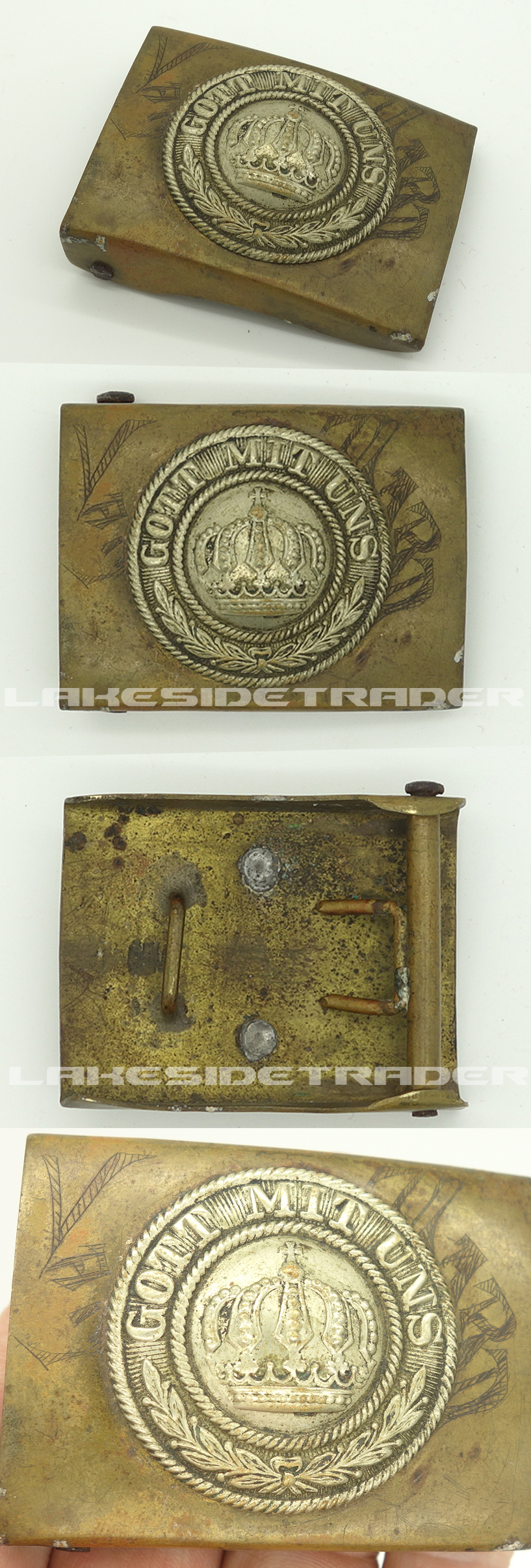 Personalized Imperial Prussian Army Belt Buckle
