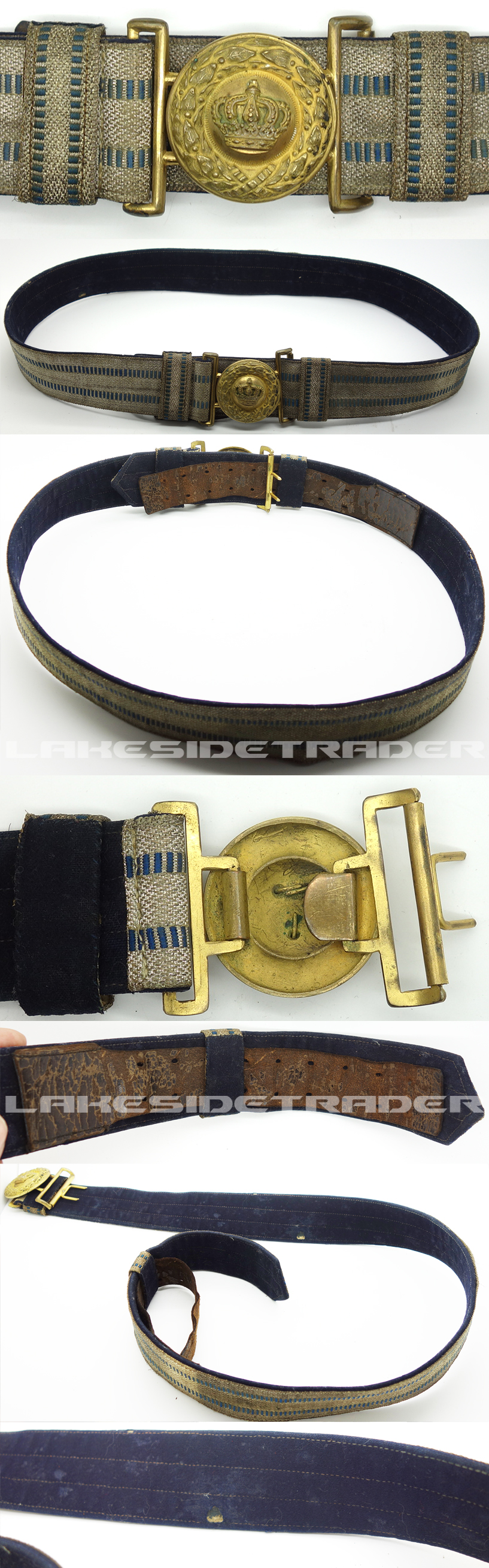 Imperial Officer Brocade Belt and buckle