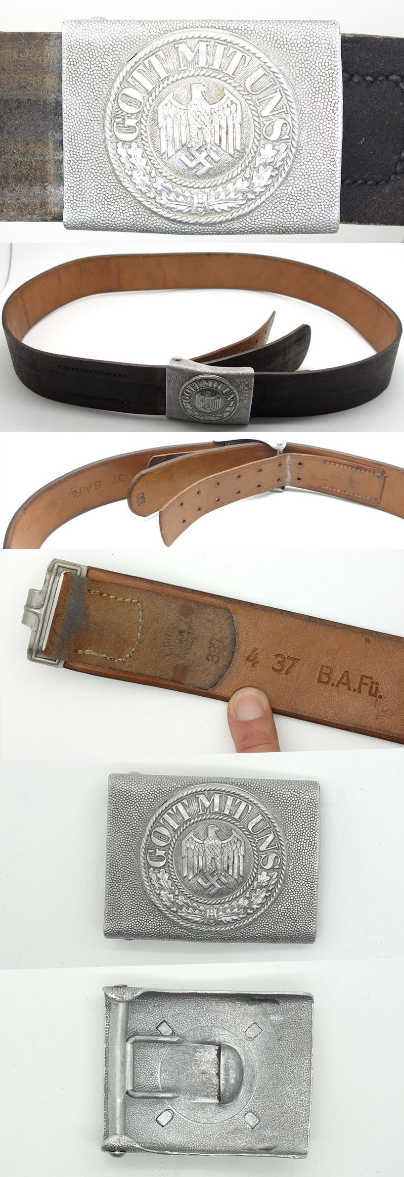 Army Dress Belt and Buckle