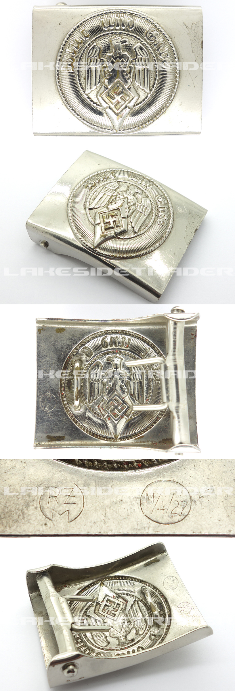 Hitler Youth Belt Buckle by Overhoff