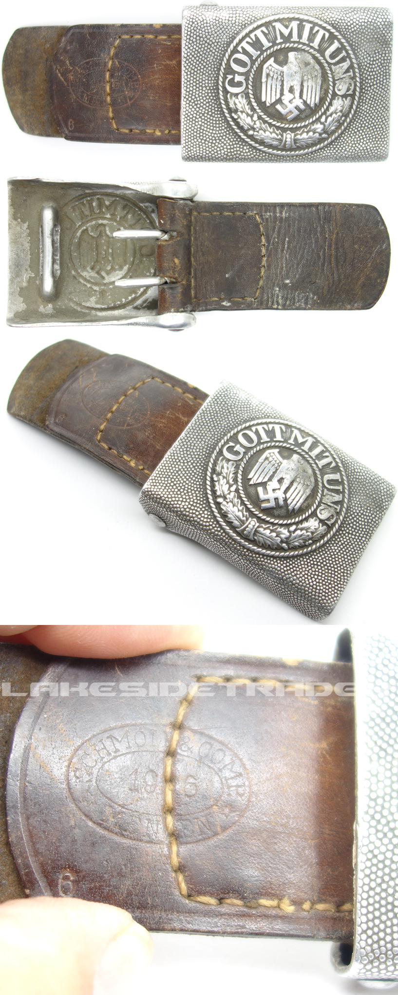 Tabbed Army Buckle by Schmöle &Co.