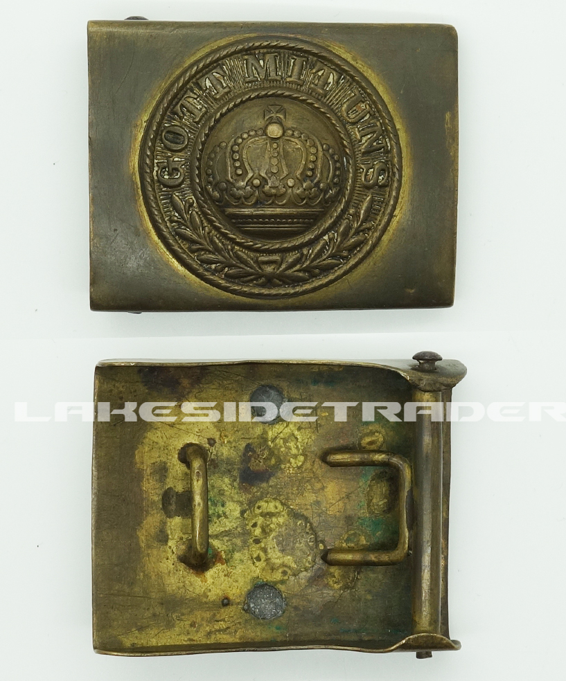 Early Prussian EM Belt Buckle