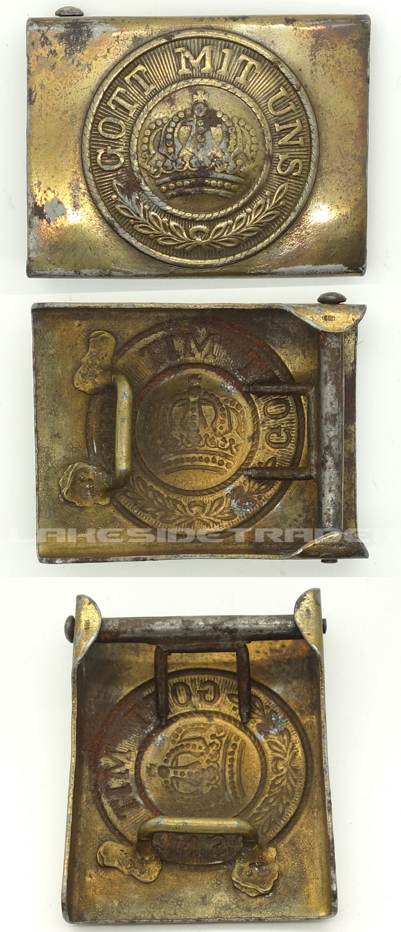 Imperial Prussian EM Belt Buckle