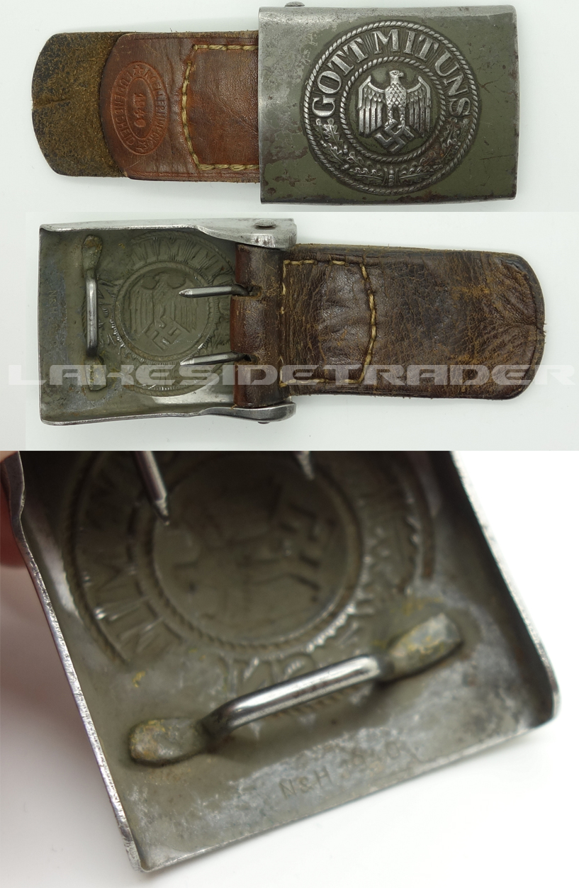 Army EM/NCO's Belt Buckle by N&H