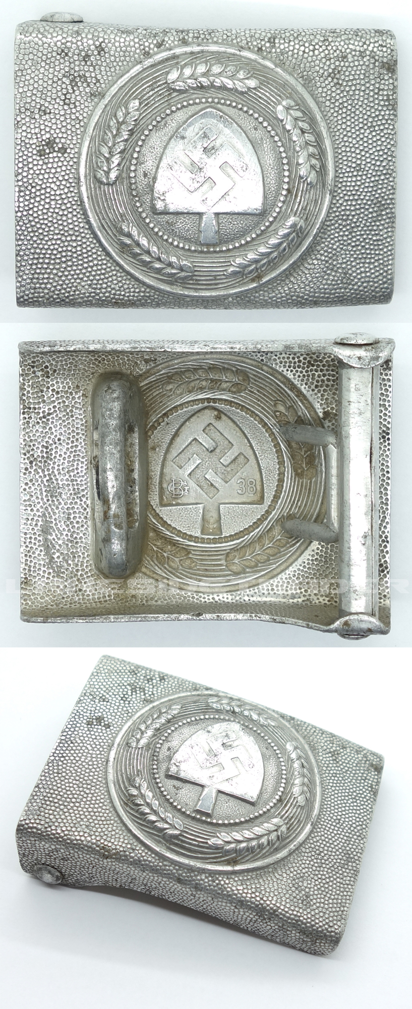 RAD EM/NCO Belt Buckle by Gustav Brehmer