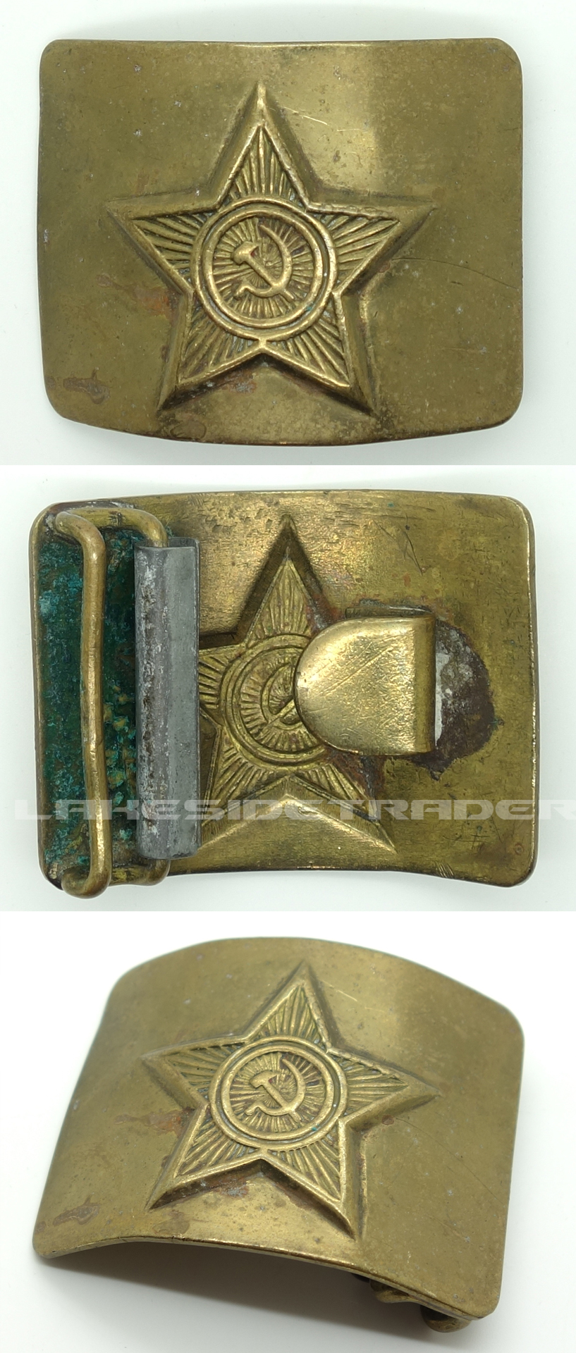 Russian Soviet Army Belt Buckle Lakesidetrader