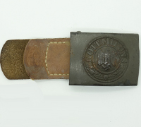 Army EM/NCO's Belt Buckle by E. Scheider 1942