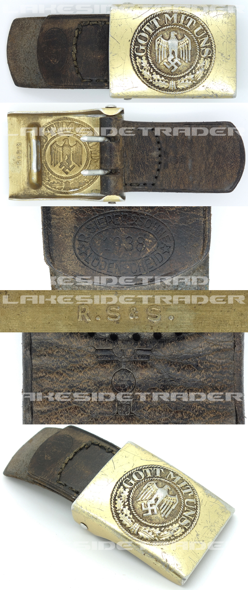 Navy Belt Buckle by R.S & S.