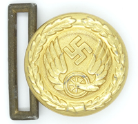 Railroad Officer Brocade Belt Buckle by Assmann 1940