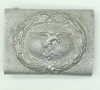Early Experimental Luftwaffe Belt Buckle w Crank Catch